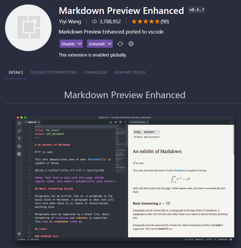 Markdown Preview Enhanced